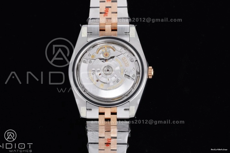 41 on SS Jubilee 591 126331 904L DateJust RG SH RG Steel Bracelet Best 1:1 Clean Premium Dial Edition Diamonds 1229